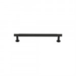M Marcus Heritage Brass Partial Knurled Design Cabinet Pull with Rose 96mm Centre to Centre